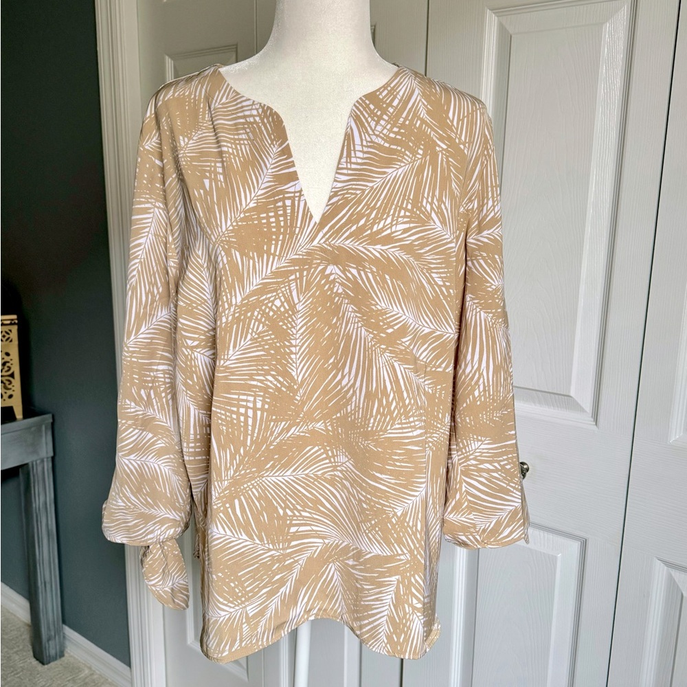 Michael Kors Women’s shirt | XL | Tropical print
